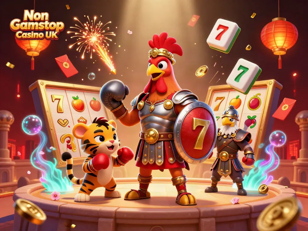 Engage in exhilarating play at Non Gamstop Casino UK featuring exciting characters and vibrant gameplay elements.