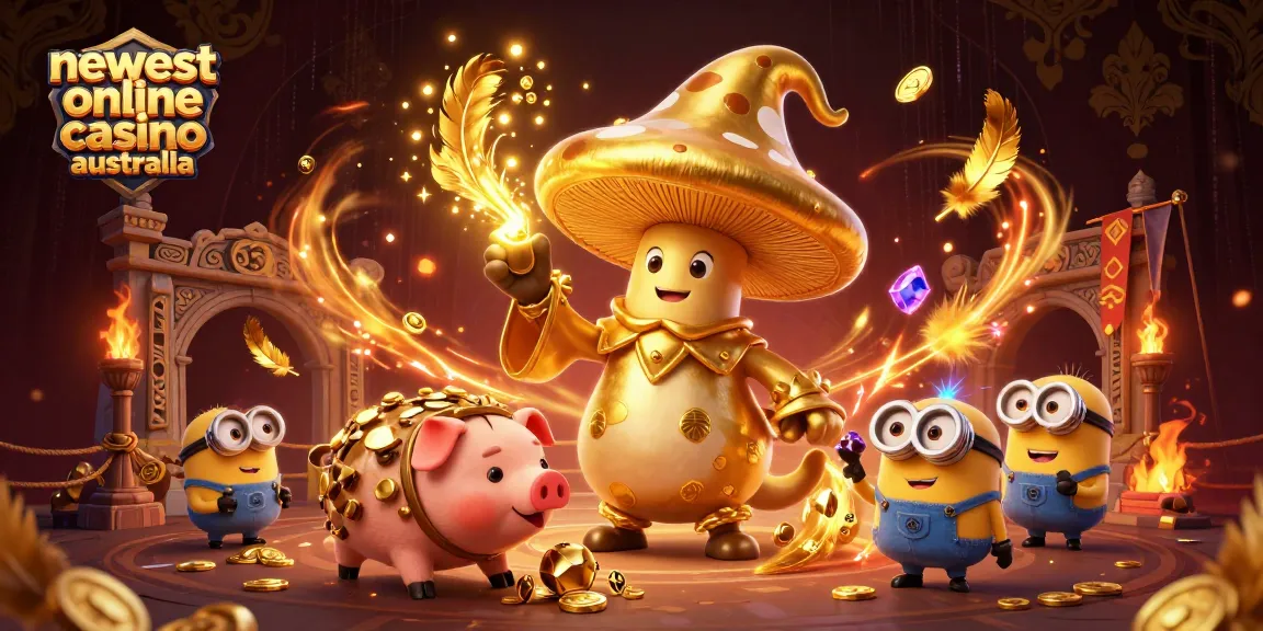 Experience the excitement at the newest online casino Australia with vibrant magical illustrations.