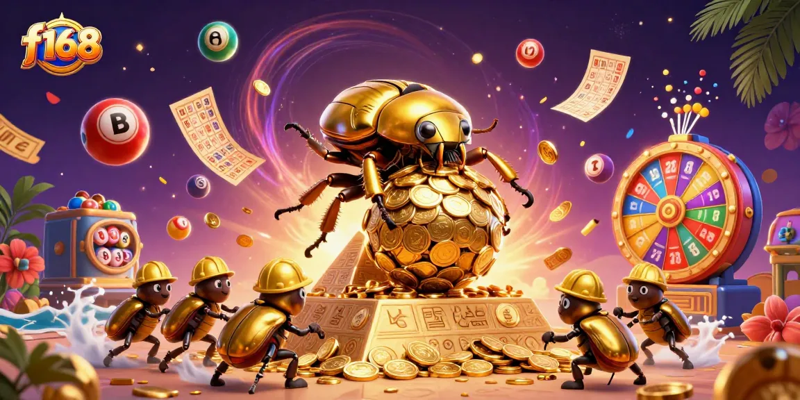 Experience the excitement of f168 with vibrant lottery dynamics and casino elements in action.